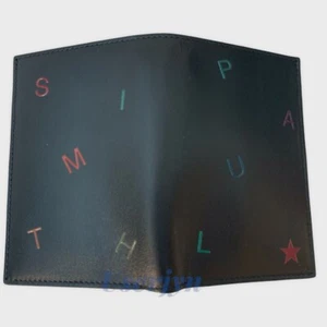 Paul Smith Cartera - Nuevo con Etiqueta Negro Relieve 'Letras' Crédito Tarjetero - Imagen 1 de 5