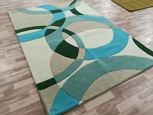 Gorgeous Tufted Pure Nz Wool Rug Handmade Hand Tufted Rug Woolen Area Rug - Picture 1 of 7