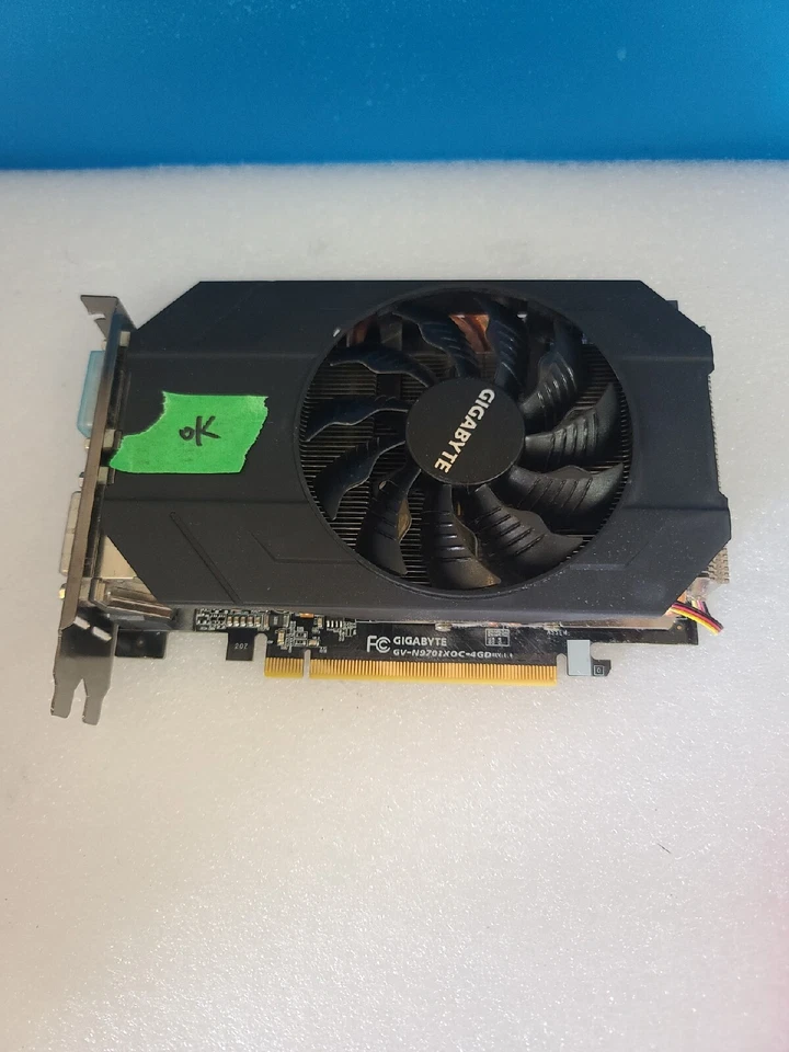 - GIGABYTE NVIDIA GeForce GTX 970 4GB GDDR5 Graphics Card (GV-N970IXOC-4GD) - Image 1 of 4