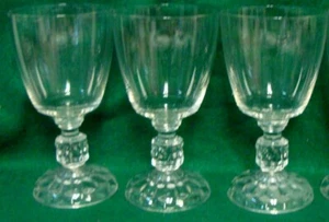 Fostoria AMERICAN LADY (CLEAR) Water Goblets SET OF THREE MINT IN BOX - Picture 1 of 3