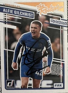 Alfie Gilchrist Chelsea FC Donruss FIFA Hand Signed Card Rookie - Picture 1 of 1