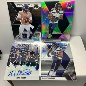 2020 Mosaic SEATTLE SEAHAWKS LOT WILSON LOCKETT UNGER AUTO WAGNER - Picture 1 of 4
