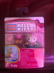 Hello Kitty Mermaid, Mega Bloks NIP 16 pcs Free Shipping