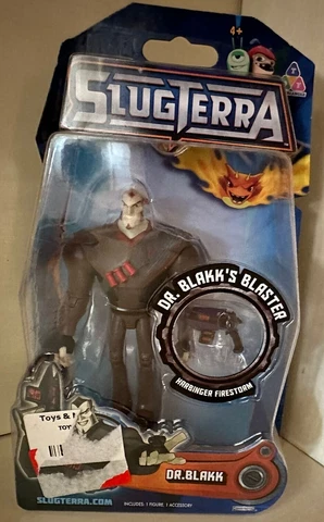 Slugterra 10 cm articulated Dr Blakk's with accessory Cover