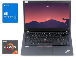 Lenovo ThinkPad T495s Ryzen 7 3700U 16GB - 128/256/512/1024GB SSD FullHD Win 10 - Afbeelding 1 van 22