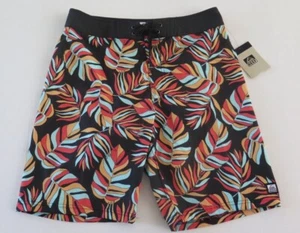 Reef Men's Sz 30 Multicolor Leaf Print Swim Trunks - Picture 1 of 7