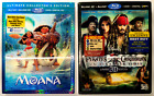 Moana 3D (New) / Pirates Of The Caribbean 4 3D (Like-New) Lenticular Slip Covers