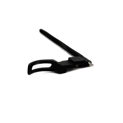 Ruger 10/22 Skeletonized Parkerized Extended Bolt Handle by JWH Custom