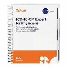 2024 ICD-10-CM Expert for Physicians - Spiral-bound, by Optum - Very Good