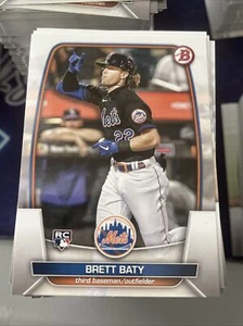 500 Card Lot 2023 Bowman Rookie RC 80 Brett Baty Mets (500 Count) - Picture 1 of 1