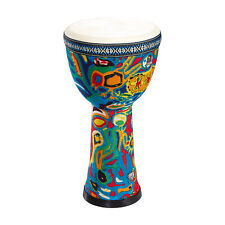 8-inch African Drum PVC Drum Body Goatskin Drum Surface Lightweight Hand V2A9