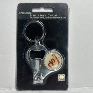 NCAA USC Trojans 3 in 1 Keychain Nail Clipper Bottle Opener New - Picture 1 of 10