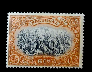 Portugal Scott 426 Battle of Montijo 6 Correios 1927 Mint LH - Picture 1 of 2
