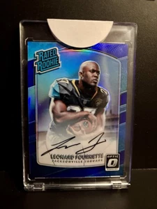 2017 Panini Contenders Optic Rookie Ticket RPS Autograph Leonard Fournette /75 - Bild 1 von 2