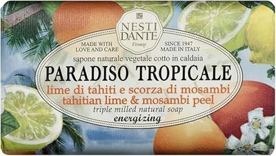 NESTI DANTE Paradiso Tropicale, Tahitian Lime & Mosambi Peel Soap 250 g