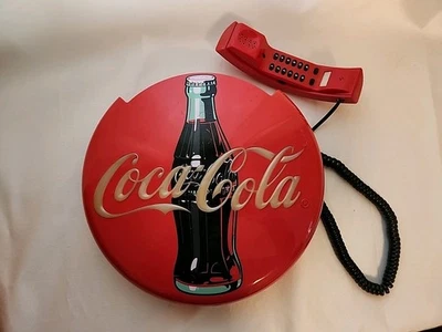 Fun Retro Vintage Coca Cola Telephone With A Stand 12" - Image 1 of 4