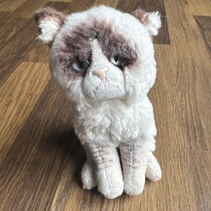 Offizielles Gund mürrische Katze weiches Plüschtier 5,5 Zoll groß Kätzchen Kuscheltier - Bild 1 von 22