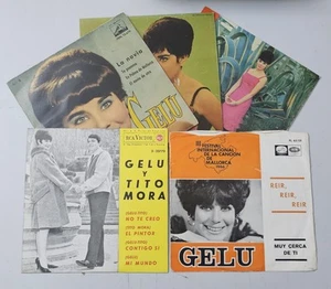LOT 4 EPs + 1 SINGLE DE GELU Spain Voz De Su Amo/RCA 1961/66 Chica Ye-Ye RARE - Imagen 1 de 24