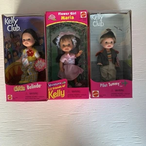 Mattel Barbie Kelly Club Pilot Tommy, Clown Belinda, Adventure Kelly bambola nuova con scatola - Foto 1 di 10