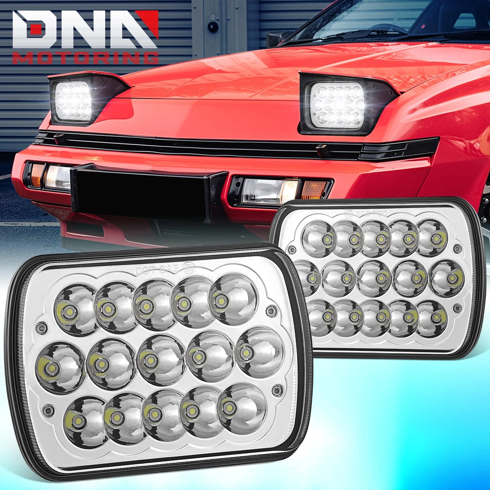 Faros LED de haz sellado para Chrysler Volare Conquest 1985-1989 7X6" H6054 Foto 1 de 4