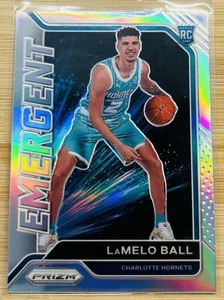 2020-21 Panini Prizm LaMelo Ball #23 Emergent Silver Prizm Rookie Card - Picture 1 of 2