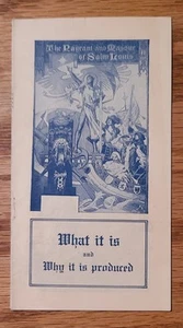 Festzug & Masque St. Louis Forest Park Was es ist und warum es produziert wird Broschüre - Bild 1 von 8