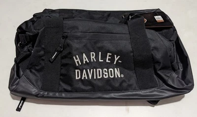 Mochila de lona convertible Harley Davidson 90325 sarga resistente nueva Foto 1 de 4