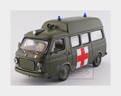 1:43 Rio Fiat 238 Van Tetto Alto Ambulanza Esercito Italiano 1970 RIO4625 Modell - Immagine 1 di 2
