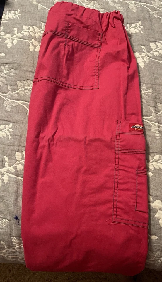 Dickies Scrub Pants, Women, Sz .3XL # 857455, GenFlex, Color~ Pink - Image 1 of 1