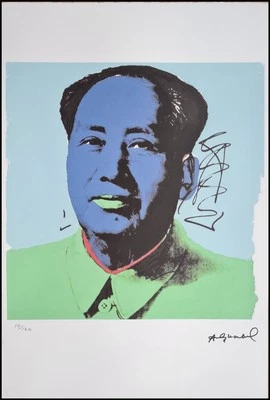 ANDY WARHOL * Mao Zedong * 57 x 38 cm * signed lithograph * limited # 14/100 - Bild 1 von 4