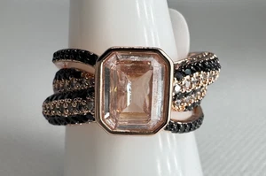 Size 10 Bomb Party Untamed Ring - RG12307 Entangle Me - On Rose Gold - Picture 1 of 5