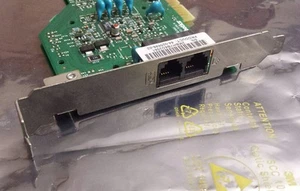 US ROBOTICS 2-Port Network Card High Profile 1.012.0766-H 64-005699-02 - Picture 1 of 3