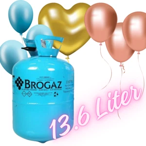 Helium Gas Ballongas für ca.  50 Luftballons Heliumflasche Folienballons 13,6l - Bild 1 von 9