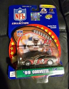 1999 NFL COLLECTION '99 CHEVROLET CORVETTE WARREN SAPP DIECAST CAR NIB.