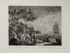 ETCHING GRAVURE ACQUAFORTE Francesco Del Pedro fine 1600 - Foto 1 di 9
