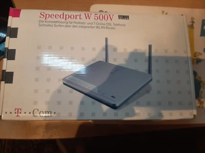 Speedport W 500 mit Install-CD + Anleitung, Telekom, Top Zustand - Bild 1 von 2