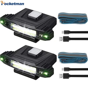 USB Recargable Sensor Faro Brillante Mini LED Clip Tapa Luz Impermeable - Imagen 1 de 18