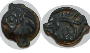 LEUQUES (Région de Toul) Potin à la tête d’indien, classe Ic3 DT.226 - Picture 1 of 1