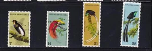 PAPÚA NUEVA GUINEA # 365-368 EN MUY BUEN ESTADO AVES DEL PARAÍSO GATO VALOR $11.55 - Imagen 1 de 1