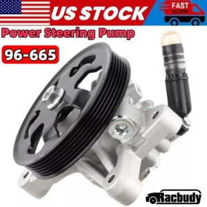 Power Steering Pump 96-665 w/ Pulley For 2011-2017 Honda Odyssey Pilot Ridgeline - Picture 1 of 9