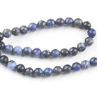 Lot de styles neufs pierres précieuses naturelles mates givrées perles rondes lâches 4 mm 6 mm 8 mm 10 mm
