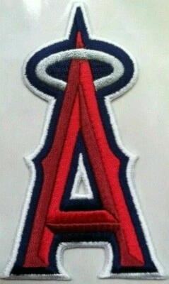 Angels patch LA angels patch 4" tall Los Angeles patch Angels A halo patch MLB - Image 1 of 4