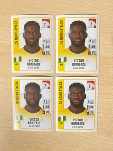 Panini Pro League 2022/2023 Victor Boniface Rookie Sticker #352 Union SG Lot x4 - Picture 1 of 1