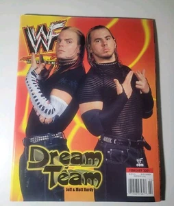 WWF Magazine February 2001 Hardy Boyz Dream Team Jeff Hardy Matt Hardy WWE  - Bild 1 von 4