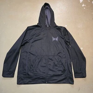 Tapout MMA Long Sleeve Full Zip Hooded Jacket in Black Men's Size XL - Picture 1 of 4
