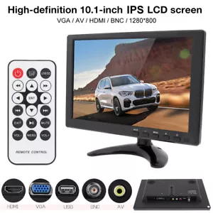 10.1" IPS LCD Color HDMI Monitor Screen Video for PC CCTV DVR Camera Security - Picture 1 of 12