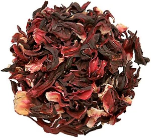HIBISCUS ORGANIC Dried Flowers Loose Leaf Herbal Tea Premium Quality - Picture 1 of 1