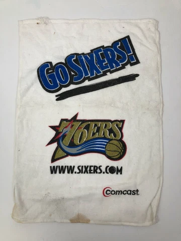 PHILADELPHIA SIXERS 76ERS VINTAGE 2000'S RALLY TOWEL SGA Cover