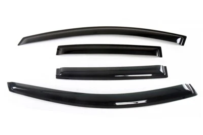 Deflectores de ventana lateral viseras protector de lluvia juego de 4 piezas para Nissan Versa 2007-2010 Foto 1 de 4