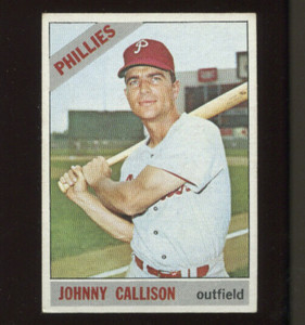 1966 Topps Baseball #230 Johnny Callison Card - VGEX             #4128